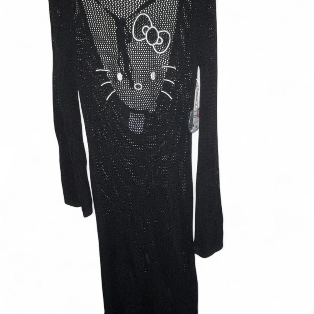 Forever 21 Black Knit Swim Coverup